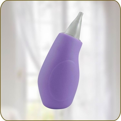 Limpie el PVC blanco/púrpura nasal del aspirador con la aspiradora del bebé del Médico-Grado