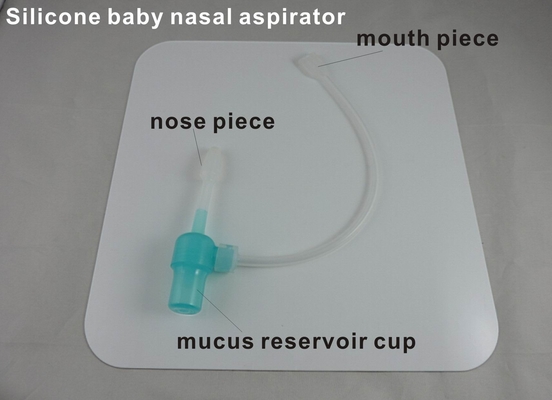 Aspirador nasal del bebé material del silicón