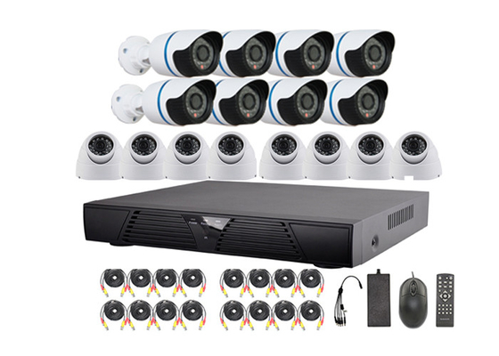Sistemas de la cámara de seguridad del CCTV de la red del IP de la bala/de la bóveda 720P 960P con el control remoto